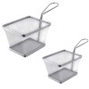 SourceDirect – Stainless Steel Frying Basket Combo – Small and Large SourceDirect – Stainless Steel Frying Basket Combo – Small and Large