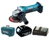 Makita – Cordless Angle Grinder DGA452ZK, Battery, Charger and Carry Case Makita – Cordless Angle Grinder DGA452ZK, Battery, Charger and Carry Case