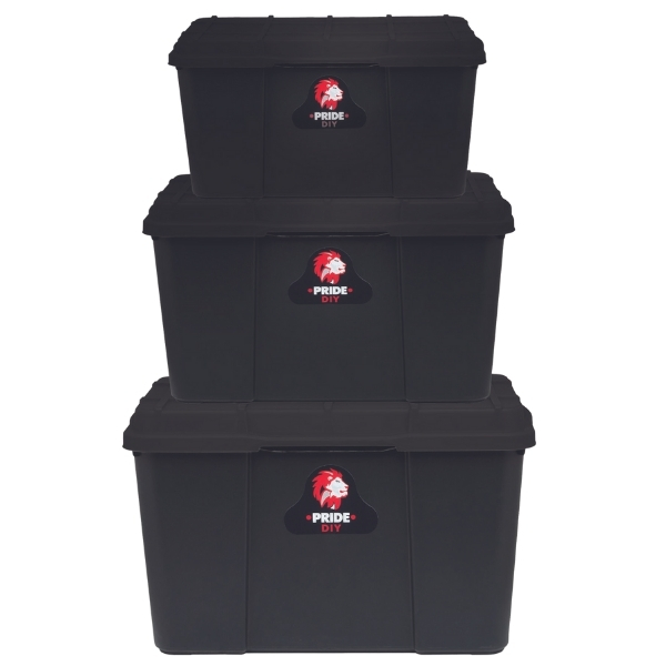 Pride – Storage Box Combo Including 25, 45 and 65L – 3 Piece