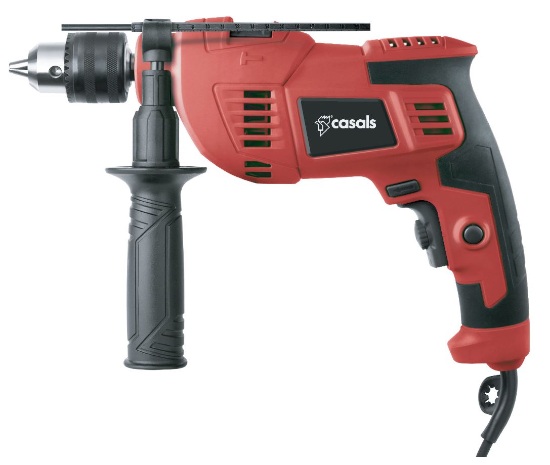 Casals – 1050W Impact Drill Red With Variable Speed 13mm