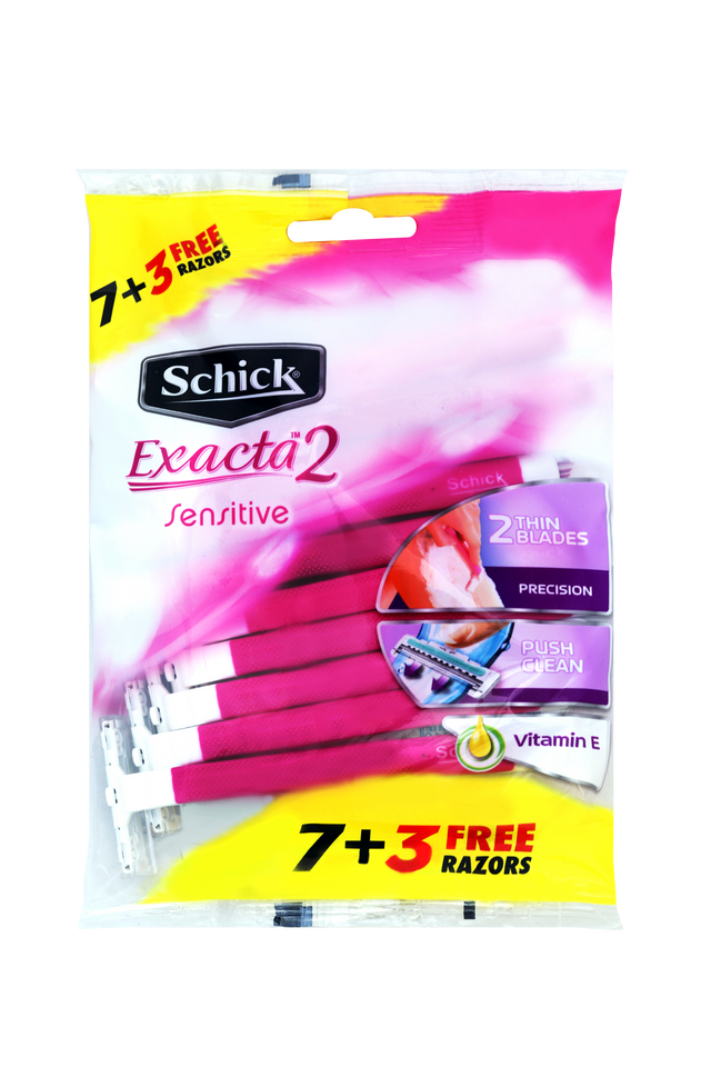 Schick Exacta 2 Sensitive GRN 7+3 Free (Mea)p