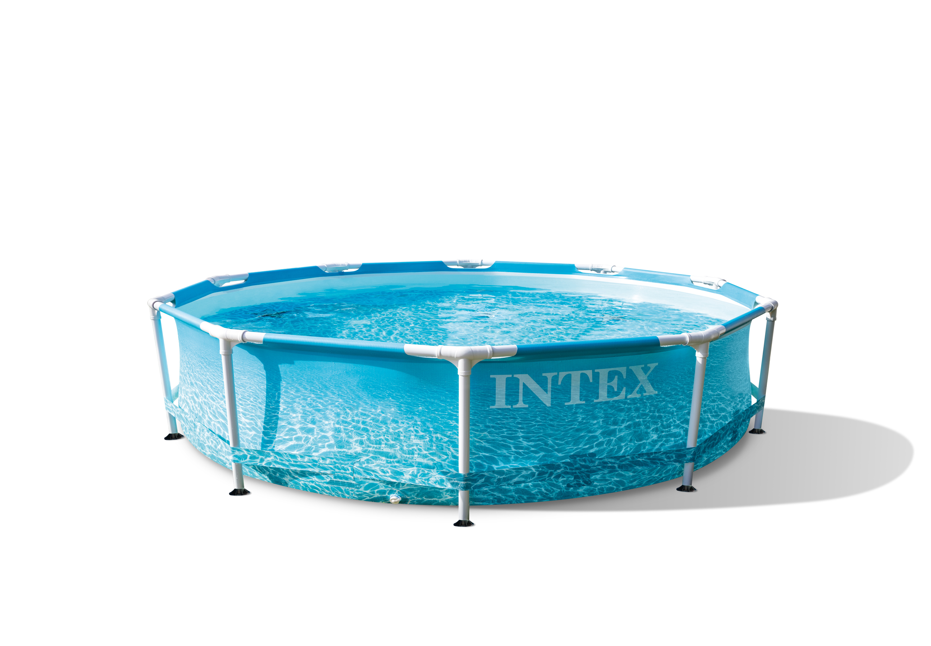 Intex Beachside Metal Frame Pool Set (with 220-240V Filter