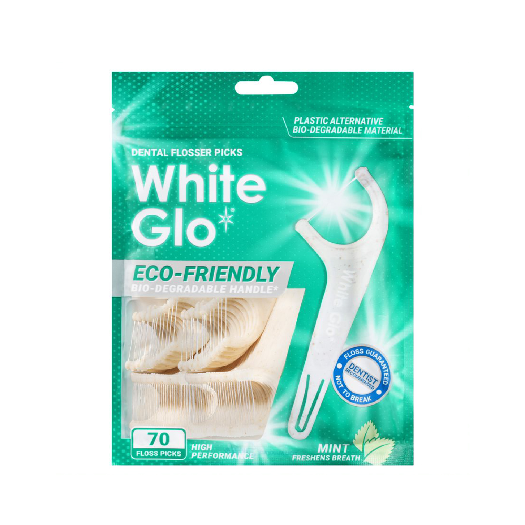 White Glo Toothpicks Eco Friendly 70 Pieces