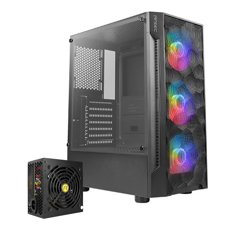 Antec NX260 ATX Mid-Tower Gaming Chassis + VP 550W PSU Bundle
