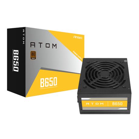 Antec Atom B650 80PLUS Bronze ATX Power Supply – Black