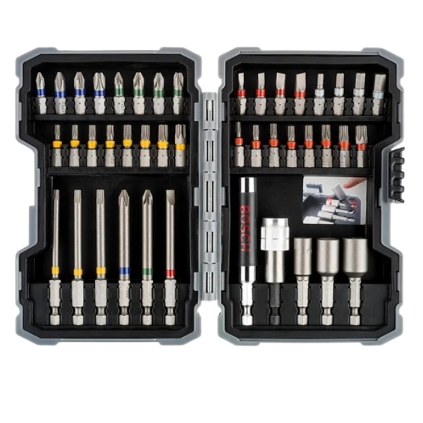 Bosch – Screwdriver & Nutsetter Bits Set (43 Piece)