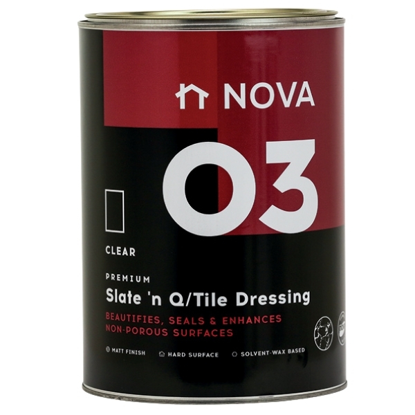 Nova 3 Slate ‘n Q/Tile Dressing – Matt / Clear – 1 L