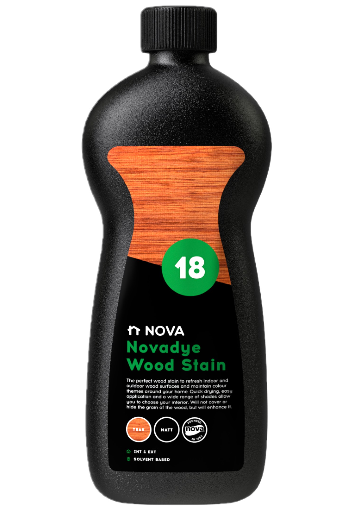 Nova 18 Novadye Teak Quick Drying Wood Stain 500ml