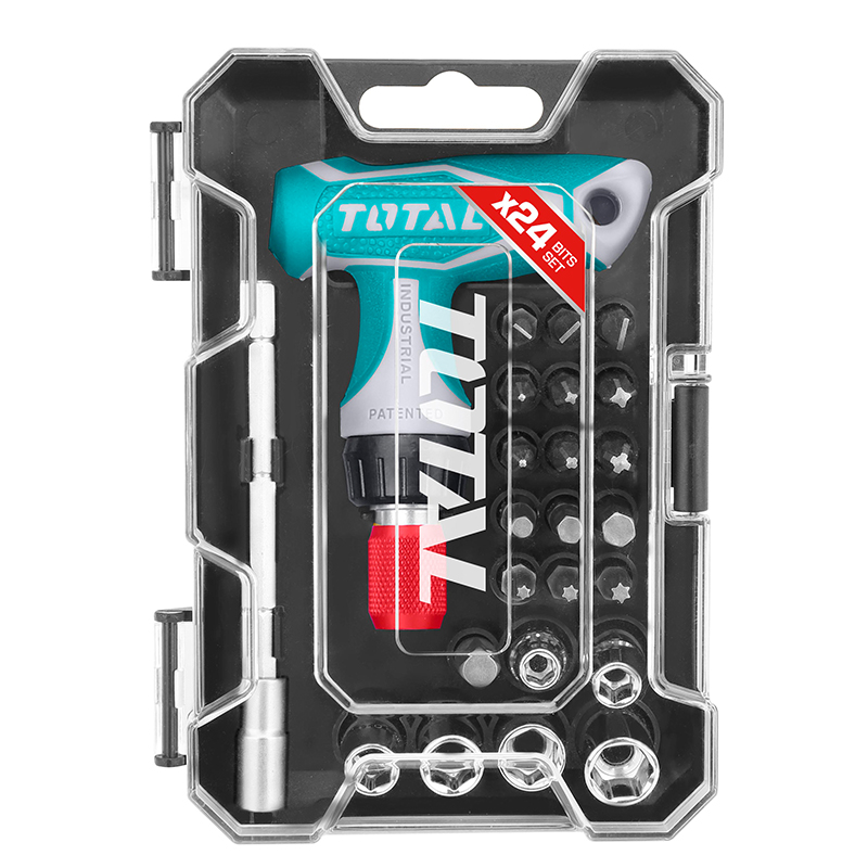 Total Tools Screwdriver Set T-handle Wrench 24 Pcs (2 Sets)