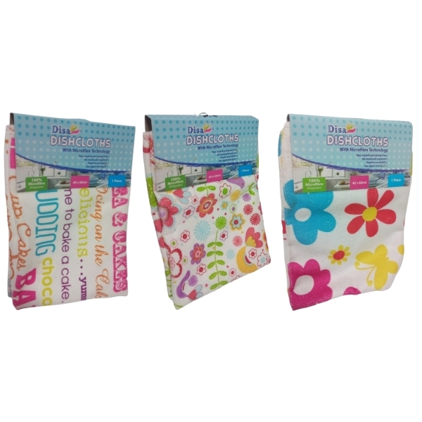Disa – Dish Cleaning Cloth Combo – 3 Piece (Assorted)