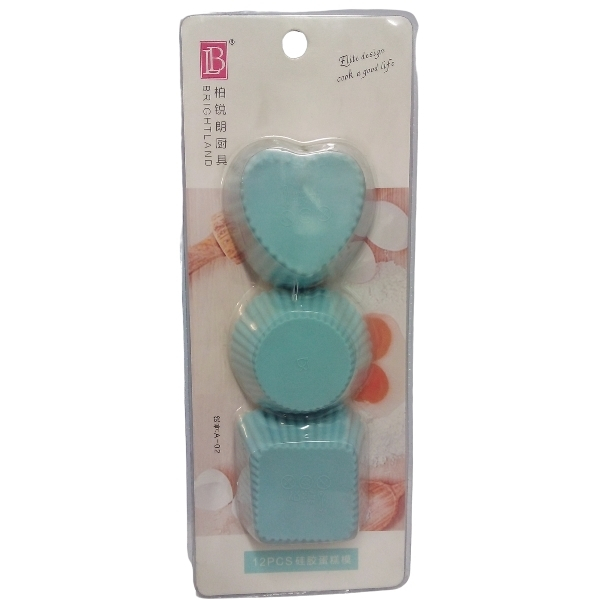 SourceDirect – Cup Cake Mould / Silicone Cup Cake Moulds – (12Piece)