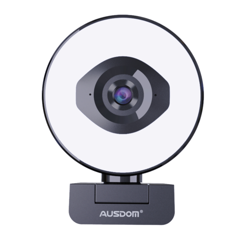 Ausdom AF660 FHD 1080p Live Streaming Webcam – Black