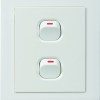 PIPELLI, 2 Lever 1 Way 4×2 Light Switch PIPELLI, 2 Lever 1 Way 4×2 Light Switch
