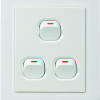 PIPELLI, 3 Lever 1 Way 4×2 Light Switch PIPELLI, 3 Lever 1 Way 4×2 Light Switch