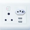 PIPELLI, 1 x 16A, 1 x IEC, 2 x USB 4×4 Socket PIPELLI, 1 x 16A, 1 x IEC, 2 x USB 4×4 Socket