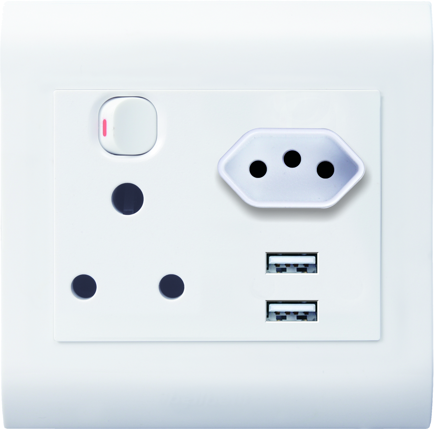 PIPELLI, 1 x 16A, 1 x IEC, 2 x USB 4×4 Socket