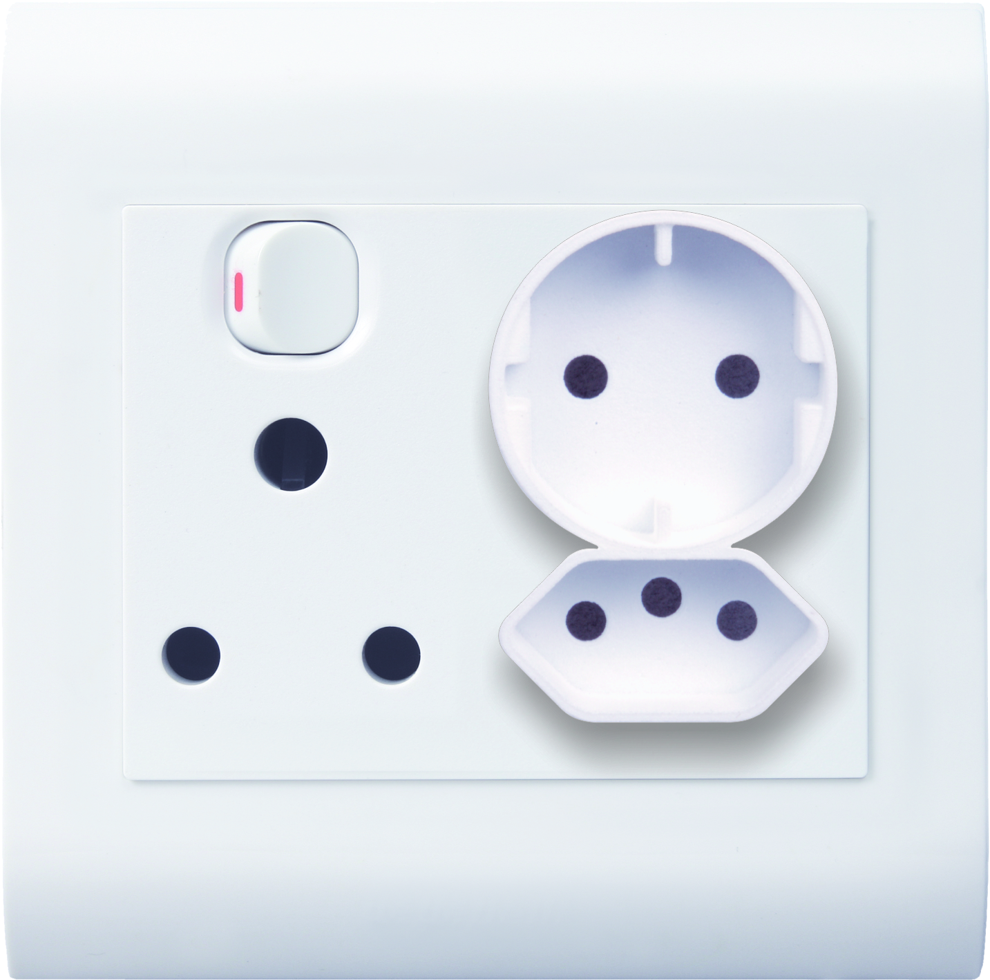 PIPELLI, 1 x 16A, 1 x IEC, 1 x Schuko 4×4 Socket