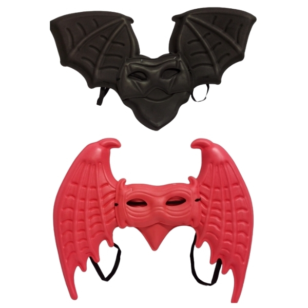 SourceDirect – Dragon Dress Up Mask with Wings (Foam) Combo – Pack of 2