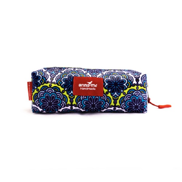 Anna Me – Turkish Blue Box Pencil Bag