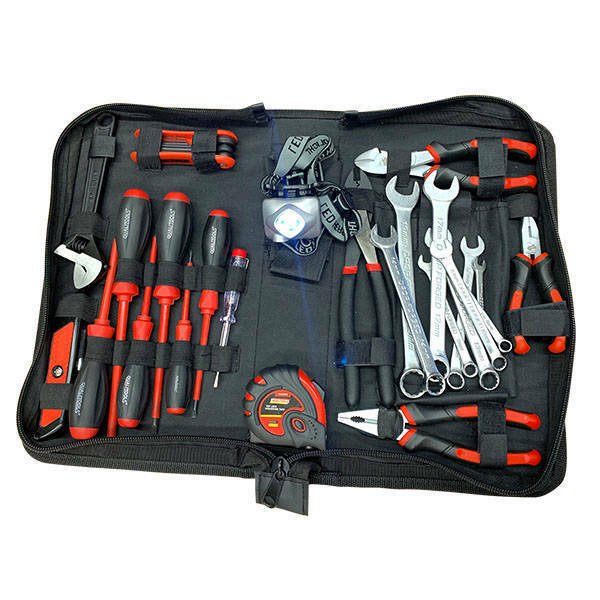 Qualitools 33 Piece Zipper Tool Bag Large