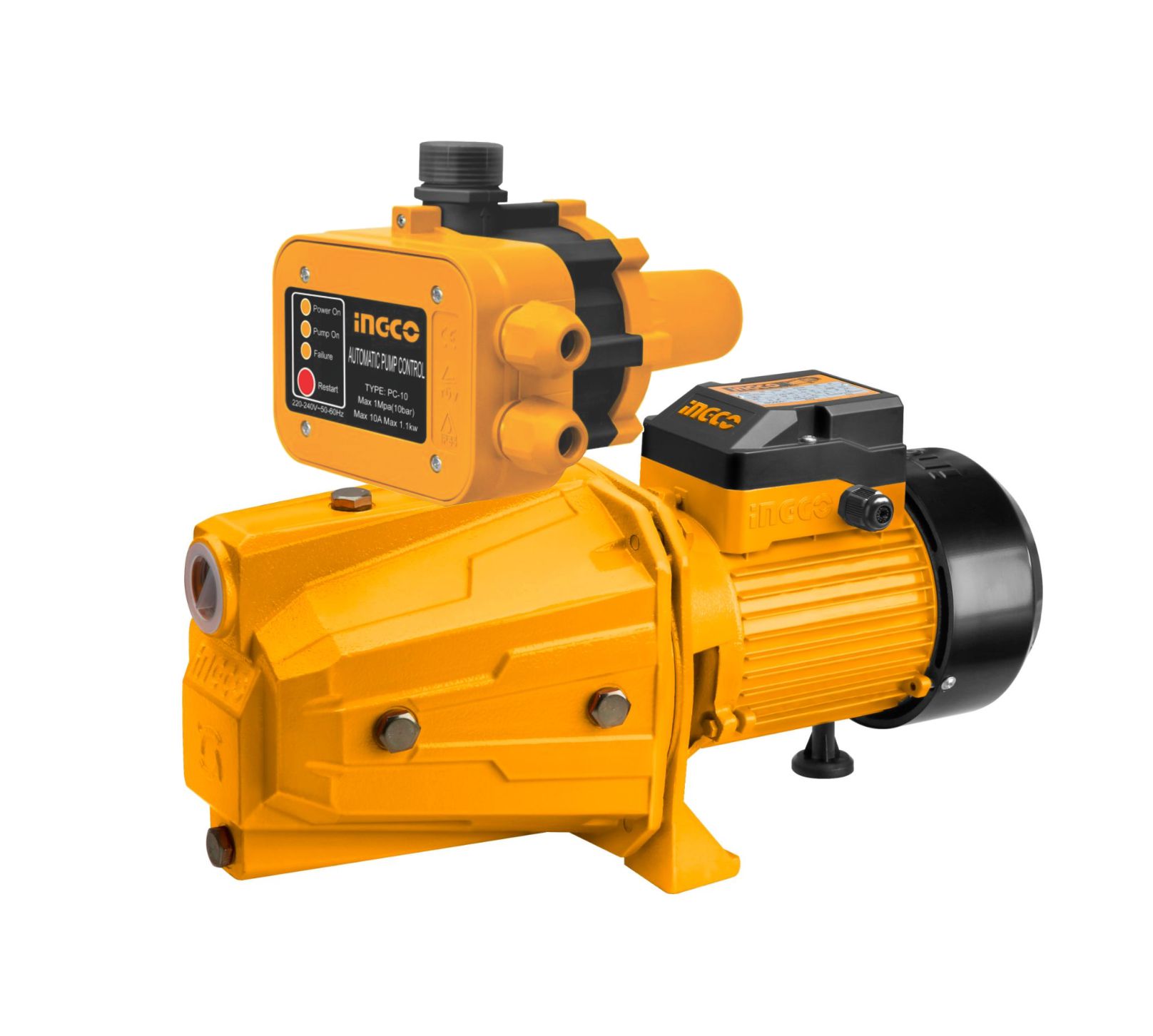 Ingco Jet Pump 1.1kw with Automatic Pump Control 1.5HP