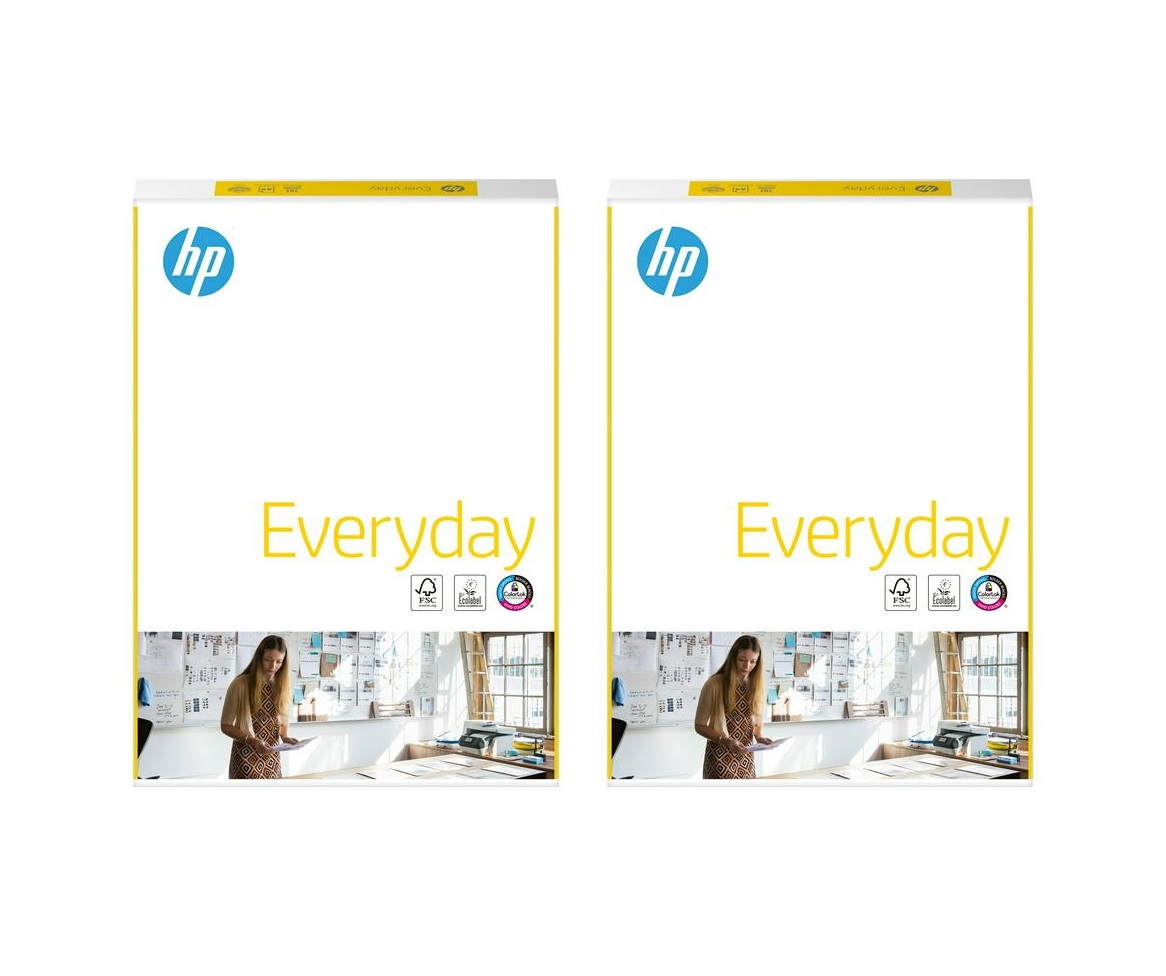 HP: A4 Everyday Paper – White Copy Printer Paper – 2 Reams
