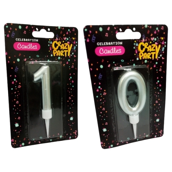 SourceDirect – Large Birthday Candles Numbers 1 and 0