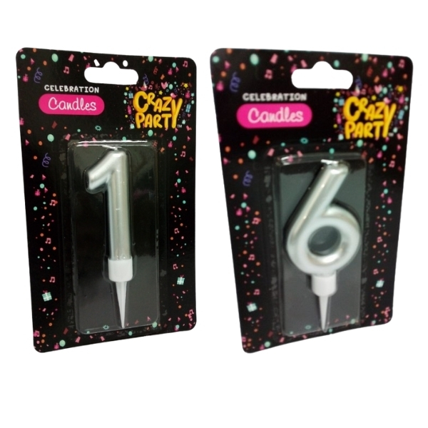 SourceDirect – Large Birthday Candles Numbers 1 and 6