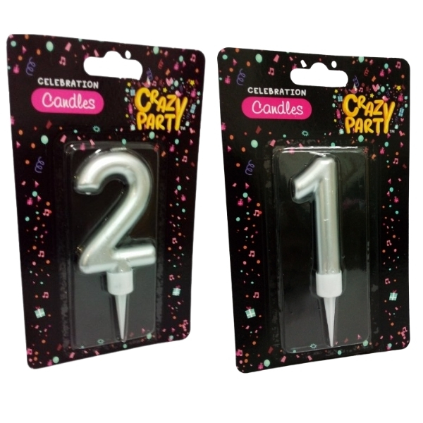 SourceDirect – Large Birthday Candles Numbers 2 and 1