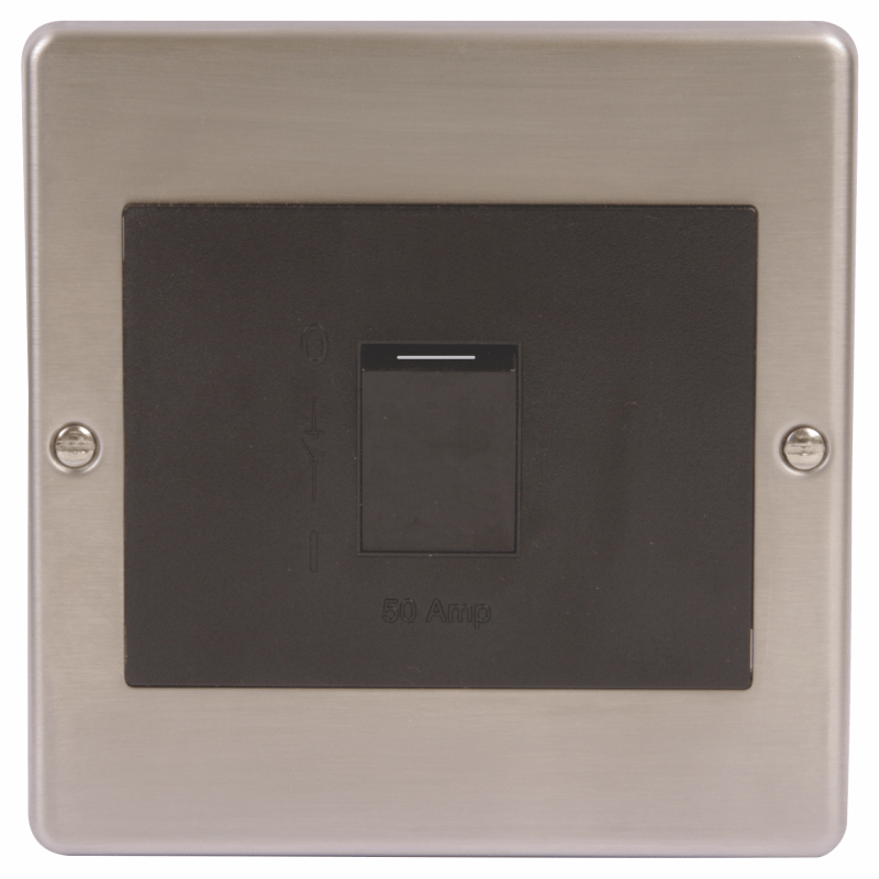 LESCO, 50A 2Pole 4×4 Isolator Stainless Steel Black