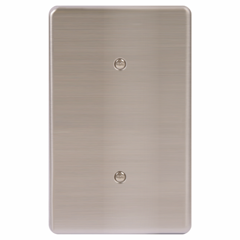 LESCO, 4×2 Blank Cover Stainless Steel