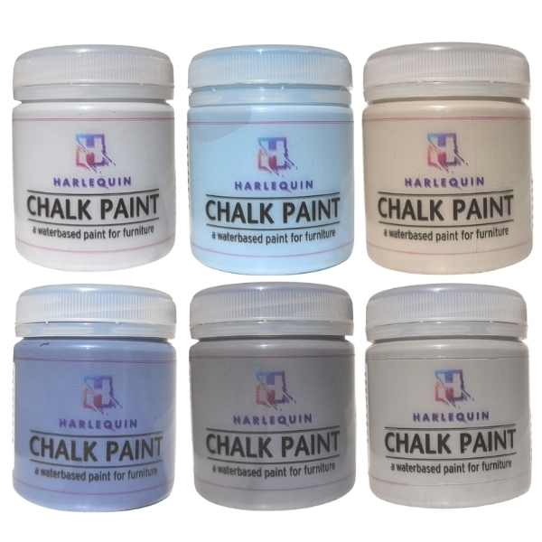 Harlequin – Chalk Paint Kit (Coastal Colours) – 6 x 100ml