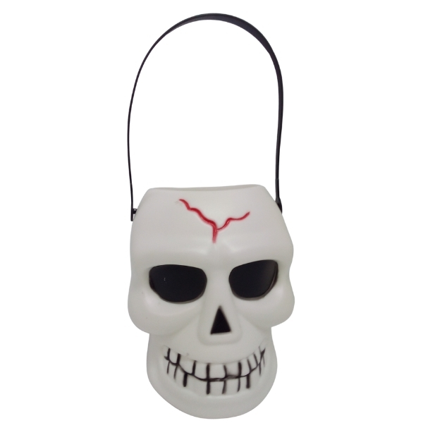 SourceDirect – Halloween Skull Bucket – White