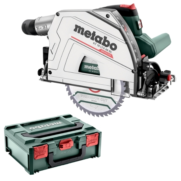 Metabo – Cordless Plunge Cut Circular Saw KT 18 LTX 66 BL