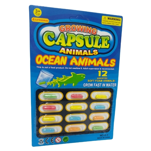 SourceDirect – Sponge Growing Animals – Ocean Animals (12 Capsules)