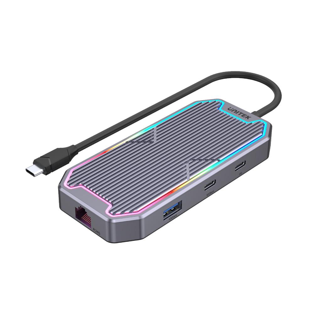 uHub S7+ 7-in-1 USB-C Hub with 10Gbps Data, HDMI, and PD 100W