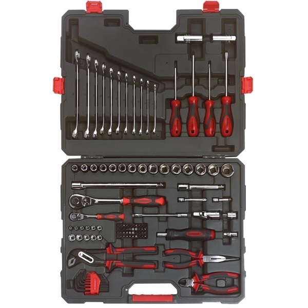 Waco – Hand Tool Kit with Spanners, Sockets and Screwdrivers – 110 Piece
