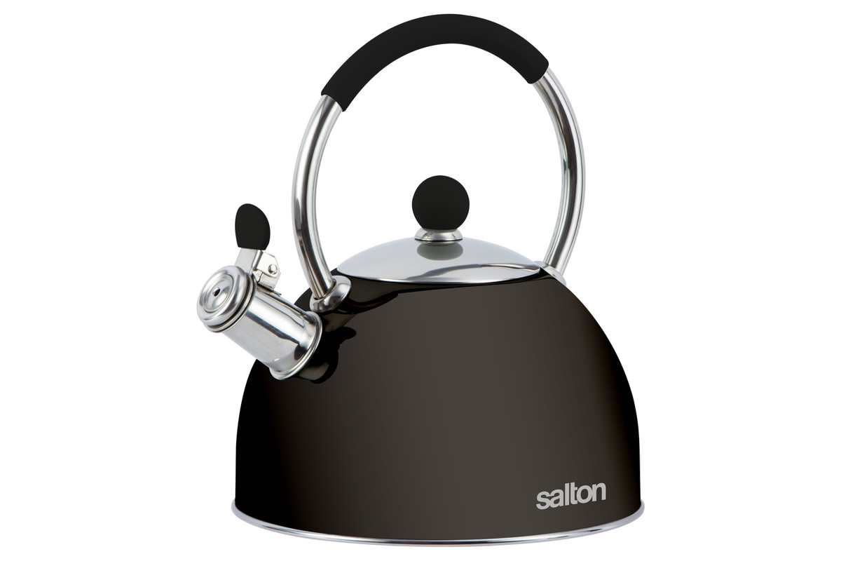 Salton Red Stove Top Kettle – Black