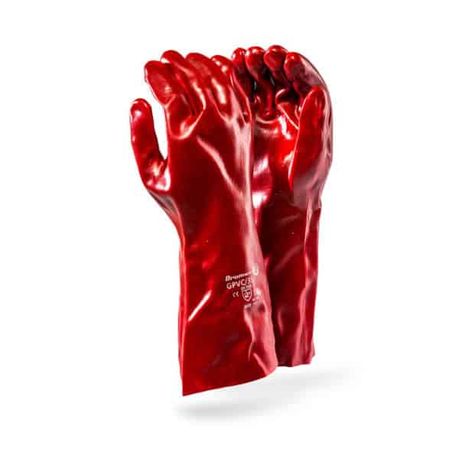 Standard Duty PVC Red – Smooth Glove 35cm