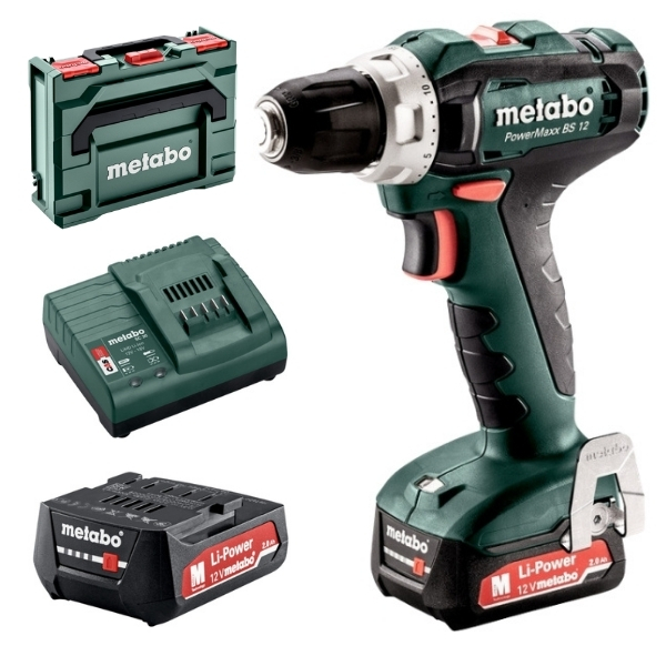Metabo – Drill (Cordless) Screwdriver POWERMAXX BS 12 (601036500)