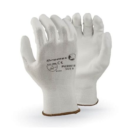 PU Coated White PU2001 Glove – S