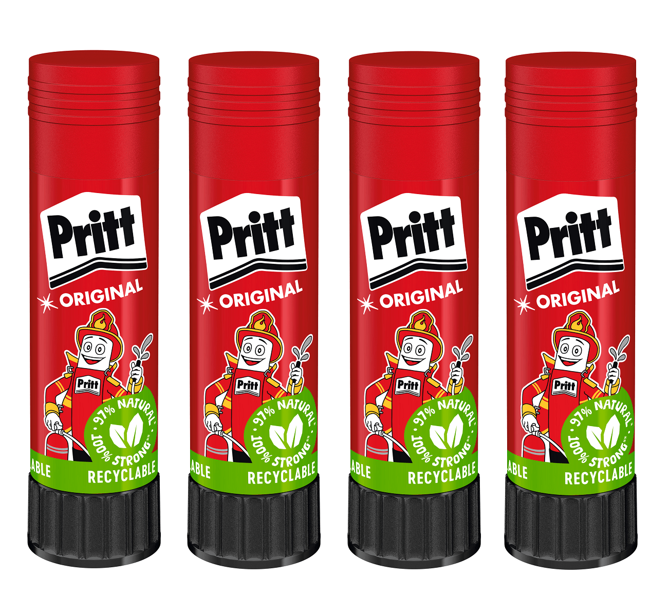Pritt Stick 43g Glue Stick – Value Pack Of 4