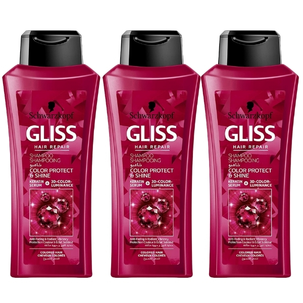 Schwarzkopf- Shampoo /Colour Protection & Shine Shampoo – Pack of 3 (400ml)