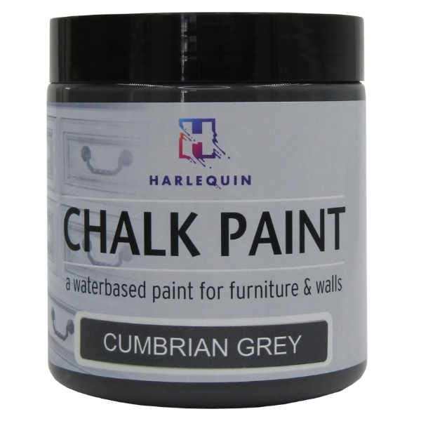 Harlequin – Chalk Paint / Furniture Chalk Paint – 450ml – Cumbrian Grey