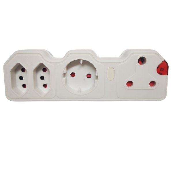 Current – Adaptor – (1 x 16 AMP, 1 x Schuko and 2 x 3 PIN Euro)