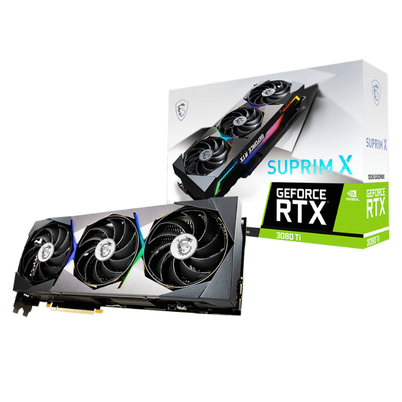 MSI Nvidia GeForce RTX 3080 Ti SUPRIM X 12GB 320-Bit GPU Graphics Card