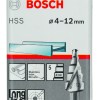HSS Step Drill Bits 4 – 12 mm, 6,0 mm, 50 mm HSS Step Drill Bits 4 – 12 mm, 6,0 mm, 50 mm