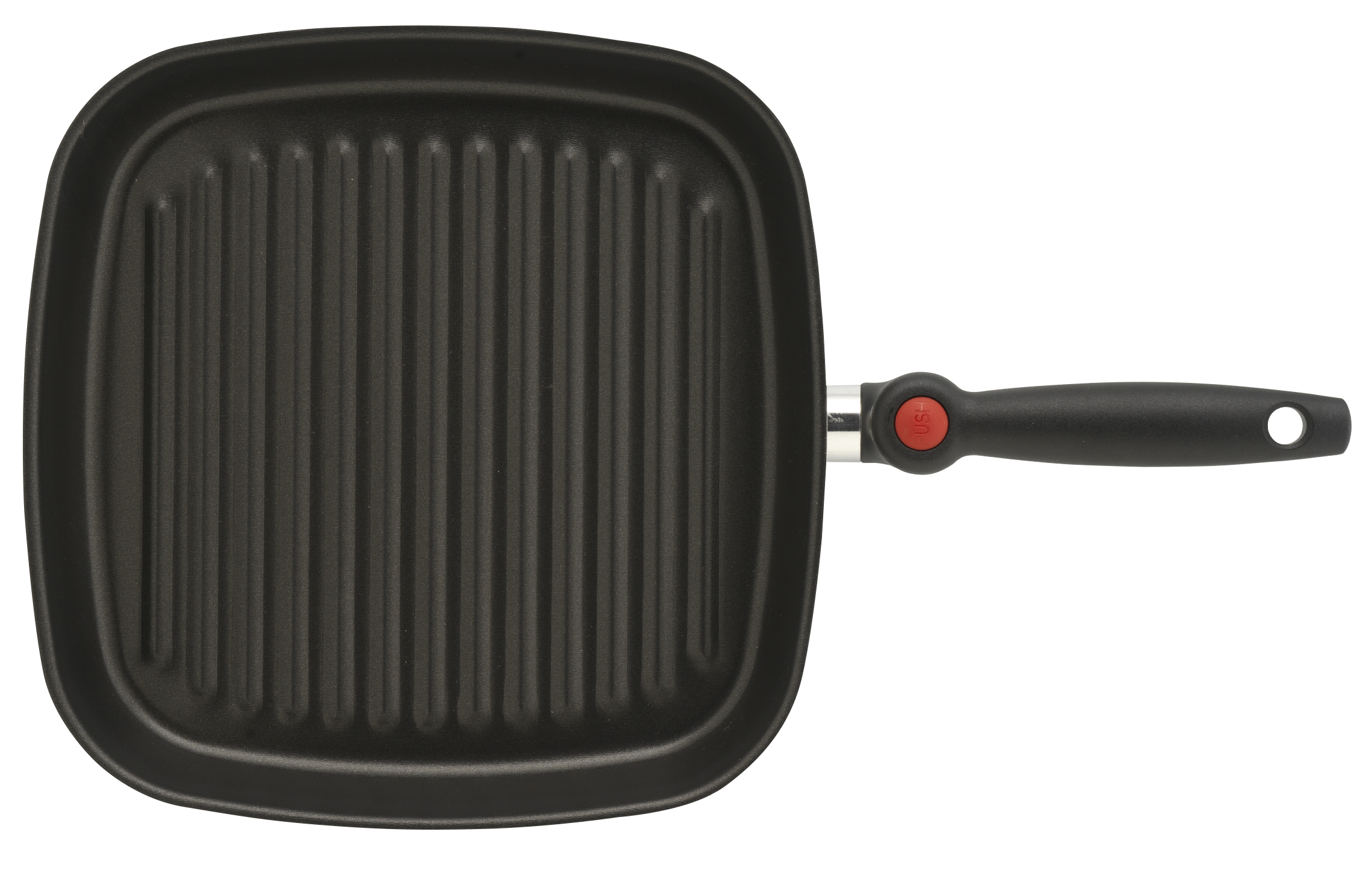 Piardi Vulcano Grey Grill Pan With Reclinable Handle 28x28cm