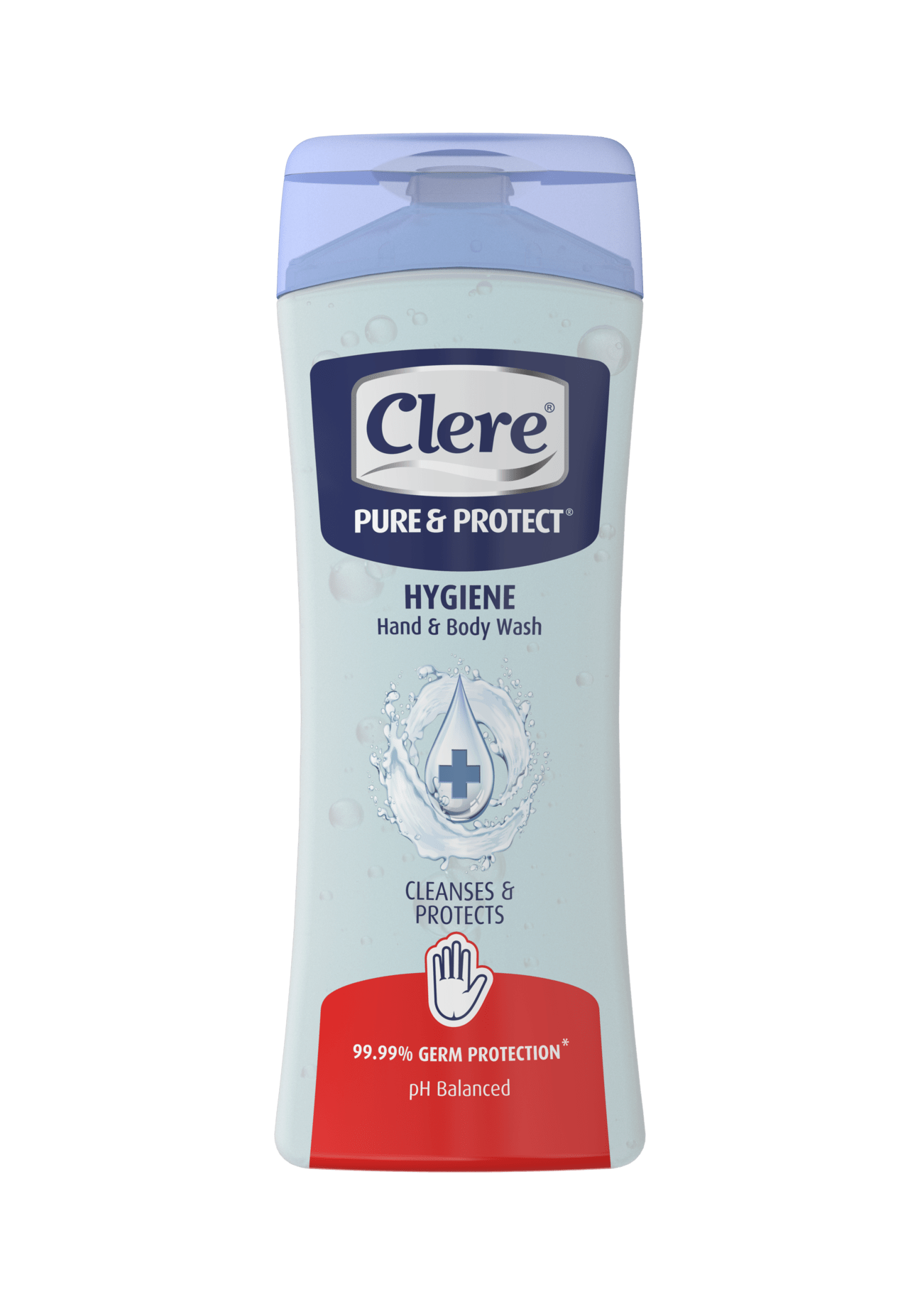 Clere Pure and Protect Hygiene Hand and Body Wash 400ml