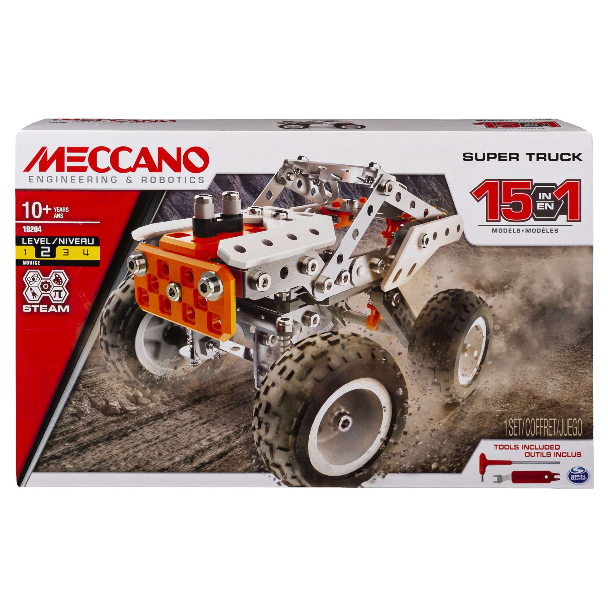 Meccano F19 Race Truck Multi 15 Model Set